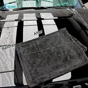 El <span class=keywords><strong>mejor</strong></span> precio, <span class=keywords><strong>secado</strong></span> de coches de gran tamaño, 1200 1400 Gsm, <span class=keywords><strong>toalla</strong></span> de <span class=keywords><strong>coche</strong></span>, fuerte capacidad de limpieza, <span class=keywords><strong>toalla</strong></span> de lavado de coches de microfibra de 2 capas - Product Image 4
