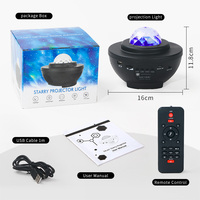 Moderne Galaxy Projecteur Lumière LED Télécommande Commutateur Production d'énergie Blanc Multicolore ABS Plastique Chambre Nuit IP65 DIY