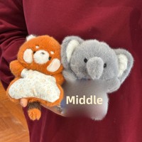 Peluche Apaisante en Forme de Chat ou de Renard, Jouet Créatif et Mignon en Forme d'Animal, Compagnon de Bureau, Cadeau pour Enfants, Vente en Gros et au Détail
