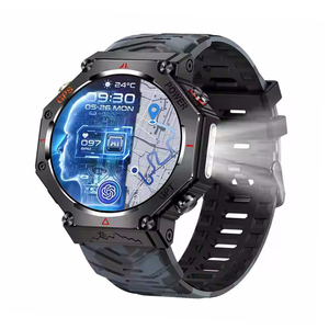 KC91 GPS Tracker Smartwatch AI <strong>Voice</strong> Assistant BT <strong>Call</strong> Flashlight Compass for Men's Outdoor Sports Dafit <strong>App</strong> Compatible Magnetic - Product Image 1