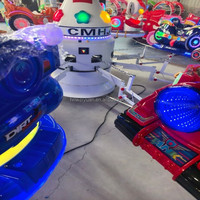Manège spatial rotatif pour enfants, manège d'avion rotatif à commande autonome pour centre commercial, carnaval, aire de jeux et location événementielle