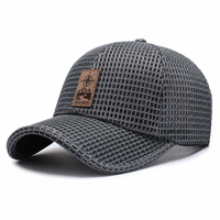 Casquette de baseball en maille 100 % polyester, ajustable, pour activités sportives et formelles en extérieur, avec motif à pois, vente en gros, caractéristiques de tissu courantes