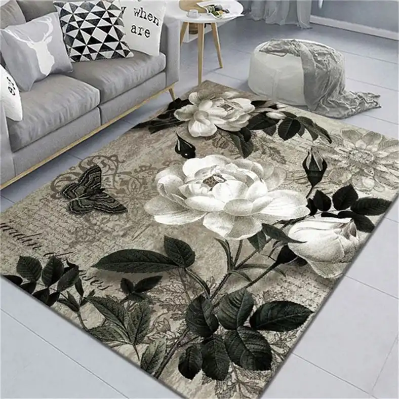 Cheap wholesale area rugs microfiber rug made in turkey