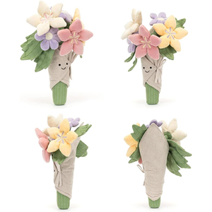 Bouquet de fleurs en peluche en gros d'usine, poupée florale douce et rembourrée, jouet en peluche mignon pour cadeau de vacances - Product Image 4