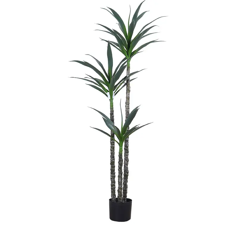 Alta imitación 160cm sisal Gladiolas Yucca árbol Punto de fábrica planta suculenta para árbol falso bonsai planta de simulación hierro holandés