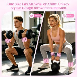 Adjustable Silicone Ankle Wrist <strong>Weights</strong> <strong>Set</strong> <strong>of</strong> 2 Wearable Fitness <strong>for</strong> Men <strong>Women</strong> Pilates Gym Workout Strength Training Equipment - Product Image 4