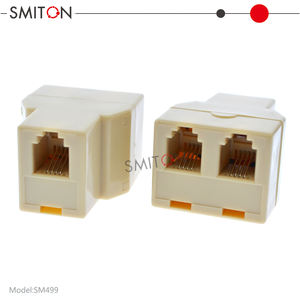 母对2母RJ9 4P4C适配器电话分离器 - Product Image 3