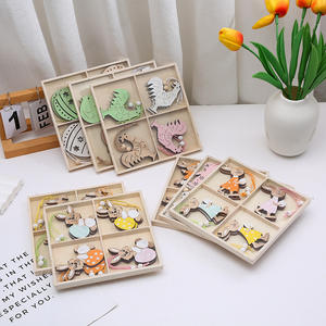 Set di Pendenti in Legno a Forma di Coniglio, Artigianali, Personalizzabili con Logo, per Pasqua - Product Image 3