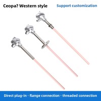 WRP-130 Platinum Rhodium Thermocouple High Temperature Resistant 1800℃ S/B/R Type Wigang Temperature Instruments