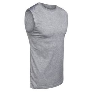 Débardeur de sport PIHA SPORTS pour hommes 100 % coton, dos nageur, pour musculation et entraînement de force - Product Image 1