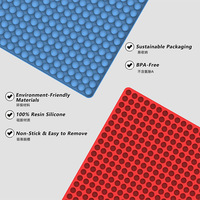 Moule à gâteau carré en silicone de qualité alimentaire réutilisable et écologique, surface antiadhésive, facile à démouler pour la cuisson du chocolat, des bonbons gélifiés