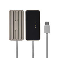 Pengisi Daya Tablet Magnetik Alloy 45W Max dengan Kabel Kepang Pengisi Daya Cepat untuk Tablet 11-inci M5 2025 / M4 2024 Adsorpsi Magnetik Kuat