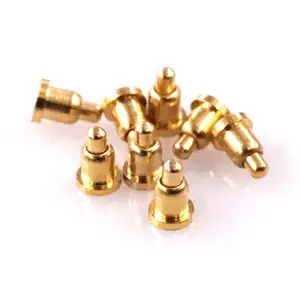 Spring Loaded Pogo Pin Connector 3.0mm Height SMD PCB Straight Flange 2.0mm 12VDC 1A Single Spring-Loaded Contact