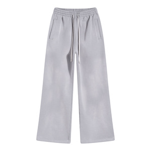 <span class=keywords><strong>Pantaloni</strong></span> sportivi bianchi in pile di cotone 100% all'ingrosso <span class=keywords><strong>pantaloni</strong></span> di alta qualità <span class=keywords><strong>con</strong></span> tasca personalizzati <span class=keywords><strong>con</strong></span> Jogger lavato <span class=keywords><strong>con</strong></span> acido e <span class=keywords><strong>pantaloni</strong></span> della tuta sbiaditi <span class=keywords><strong>da</strong></span> sole - Product Image 2