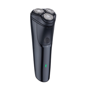 USB Rechargeable Rotary LED Display Stainless Steel Blade Household Cordless Shaver Shaver Men - Product Image 1
