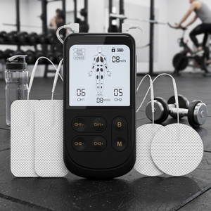 Nuevo Dispositivo TENS para Alivio Gradual del Dolor de Hombro, Ciática y Espalda, Masaje EMS con 10 Electrodos TENS y Caja de Almacenamiento - Product Image 1