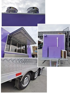 Remolque <span class=keywords><strong>de</strong></span> Comida Personalizado Totalmente Equipado, Freidora, Barra <span class=keywords><strong>de</strong></span> Ensaladas, Parrilla para <span class=keywords><strong>Hamburguesas</strong></span>, Estufa <span class=keywords><strong>de</strong></span> Barro, Cocina al Aire Libre - Product Image 5