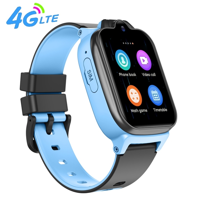 HD Camera 4G Children's Phone Watch GPS SIM Card Video Call Answer Call SOS Android IP67 Waterproof Children's Smart Watch K15TH