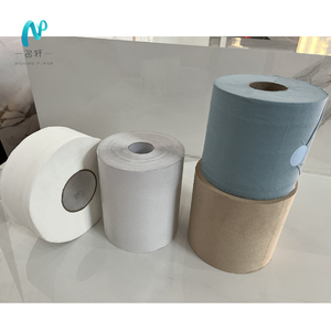 Mingxuan nhà máy tùy chỉnh giấy màu nâu tay màu xanh khăn giấy cuộn khăn giấy chiều rộng 20cm 180ft1ply 12 cuộn/ctn - Product Image 4