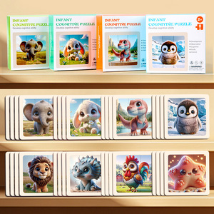 ของเล่นไม้เสริมพัฒนาการเด็ก ชุดตัวต่อรูปสัตว์น่ารัก 6 ชิ้น แบบ 3 มิติ สำหรับเด็กเล็ก ฝึกทักษะการเรียนรู้แบบมอนเตสซอรี่ ขายส่ง - Product Image 3
