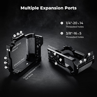Cage de protection complète pour appareil photo K&F Concept avec base à dégagement rapide Arca-Swiss, cage de protection complète en aluminium léger pour Canon R50V