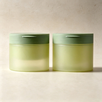 Pot à crème en PP écologique avec couvercle à clapet, conteneur de baume nettoyant de luxe, emballage cosmétique personnalisé avec logo, pot en plastique durable