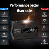Chargeur de batterie puissant 14.6v 15a 29.2v 12v 24v 36v 48v 60v 72v li ion lifepo4 plomb acide ebike scooter