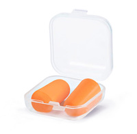 Bouchons d'oreilles en mousse promotionnels Ranguo, logo et couleur personnalisés, anti-bruit, portables, pour le sommeil, les voyages, le bureau, coffret cadeau d'entreprise