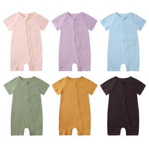 <span class=keywords><strong>Pigiama</strong></span> <span class=keywords><strong>coniglio</strong></span> ciliegia personalizzato in bambù di piccola qualità viscosa Spandex Boutique tutine per neonati - Product Image 2