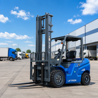 Gudang Bahan Baku Penanganan Material Ban Padat Performa Liftron CPD20 Forklift Listrik Lithium 2000kg