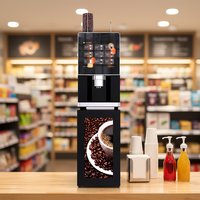 Distributeurs automatiques de café robotisés commerciaux à café fraîchement préparé 307a – Mini machine à café de table entièrement automatique du grain à la tasse