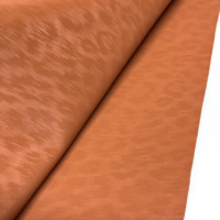 Simili cuir bio à imprimé léopard orange pour veste homme, gants, canapé, chaise, rembourrage de meubles