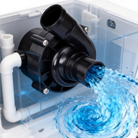 Pompe à eau CC sans balais 12V mini, silencieuse, à haut débit, basse tension, personnalisée OEM pour le chasse d'eau des toilettes intelligentes