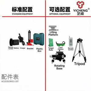 <span class=keywords><strong>Nivel</strong></span> <span class=keywords><strong>Láser</strong></span> Industrial y de Bricolaje de Alta Precisión, Autonivelante, Verde, de <span class=keywords><strong>360</strong></span> <span class=keywords><strong>Grados</strong></span>, con Función de Proyección de Líneas, Precio de Fábrica - Product Image 6
