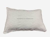 Parure de lit en grès à rayures, ensemble de couette, linge de lit en grès, 14s x 14s/54x54, 100%