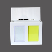 Urnes de crémation en bois cercueils et cercueils fournitures funéraires cadre photo urnes petit coffre à mémoire blanc