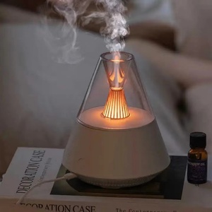 Diffuseur d'huiles essentielles à commande à distance avec logo personnalisé, humidificateur ultrasonique, design de diffuseur de lumière de bougie pour la maison - Product Image 4
