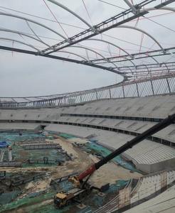 近代的なオープンエアアーク屋根鉄骨構造建物サッカースタジアムや展示会用高速設置 - Product Image 3