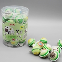Bon goût Confiture en forme d'oeil de terre Sandwich Bulk Ball Bubble Gum Chewing Fruité Aromatisé Halal Emballé en bouteille