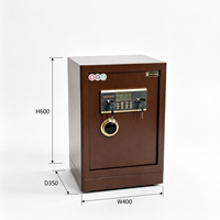 Coffre-fort électronique JYB-60cm avec clavier numérique LCD, double verrouillage, en acier robuste, ignifuge, pour la maison et le bureau