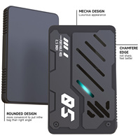 قرص صلب خارجي محمول مقاس 2.5 بوصة بتقنية RGB، USB 3.0 عالي السرعة للابتوب والكمبيوتر المكتبي، سعات 160 جيجابايت/250 جيجابايت/320 جيجابايت/500 جيجابايت/750 جيجابايت/1 تيرابايت
