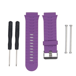Bracelet de montre intelligente pour <span class=keywords><strong>Garmin</strong></span> <span class=keywords><strong>Forerunner</strong></span> <span class=keywords><strong>920XT</strong></span> avec vis originales + couteau utilitaire Bracelet de montre en silicone - Product Image 4
