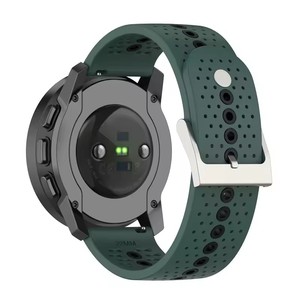 <span class=keywords><strong>Bracelet</strong></span> en silicone officiel 20mm 22mm Sport <span class=keywords><strong>Bracelet</strong></span> de montre étanche pour Samsung Galaxy Galaxy Watch <span class=keywords><strong>5</strong></span> pour <span class=keywords><strong>Suunto</strong></span> 9 Speak - Product Image 6