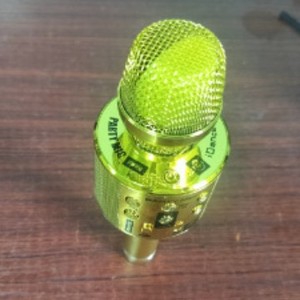 Party Mic Portable Karaoke <b>Microphone</b> Metal Body Recording Share Function 858L - Product Image 4