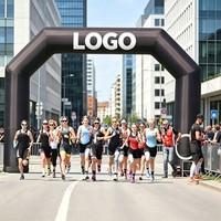 Arche gonflable personnalisée avec logo pour les organisateurs d'événements, portail avec logo de sponsor personnalisé pour les événements sportifs et la promotion de courses