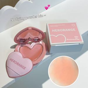 Monochrome Blush Éclaircissant Naturel Nude Maquillage Haute Lumière Violet Joue Rouge Crème Minérale Blush Palette - Product Image 3