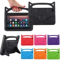 Poignée Portable pliable béquille enfants populaire étui pour tablette en mousse EVA pour iPad 5 6 9.7 Air 2 étui avec logo personnalisé