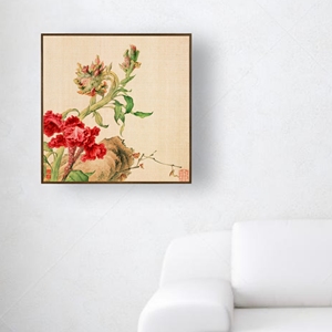 Tranh Truyền Thống Trung Quốc Mực Thân Thiện Với Môi Trường In Kỹ Thuật Số Vải Nghệ Thuật Bản Sao Treo Tường Trang Trí Hoa Cổ Điển Trang Trí Nhà - Product Image 3