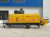 JIUHE DHBT100 Pompe de remorque à béton diesel | 100 m³/h Super sortie et haute pression pour les méga projets de construction