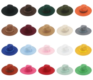 Spring Autumn New Bow Big Cornice Peach Heart Flat Edges Fashion Dress Lady Fedora <b>Hats</b> - Product Image 1